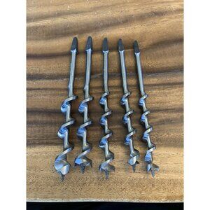 Vintage Irwin Wood Auger Drill Bit Lot